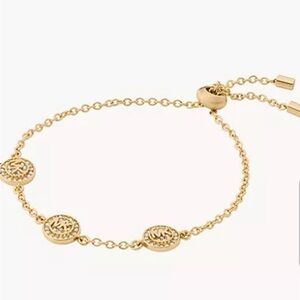MK Fashion Gold-Tone Brass Bangle Bracelet